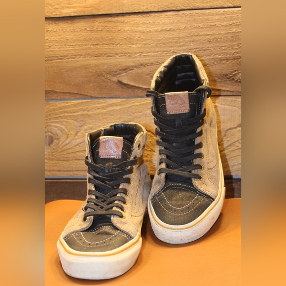 Vans Cali. Sk8-Hi 46 El Jefe tan/black. Great use condition. Men's 8 - Picture 14 of 16